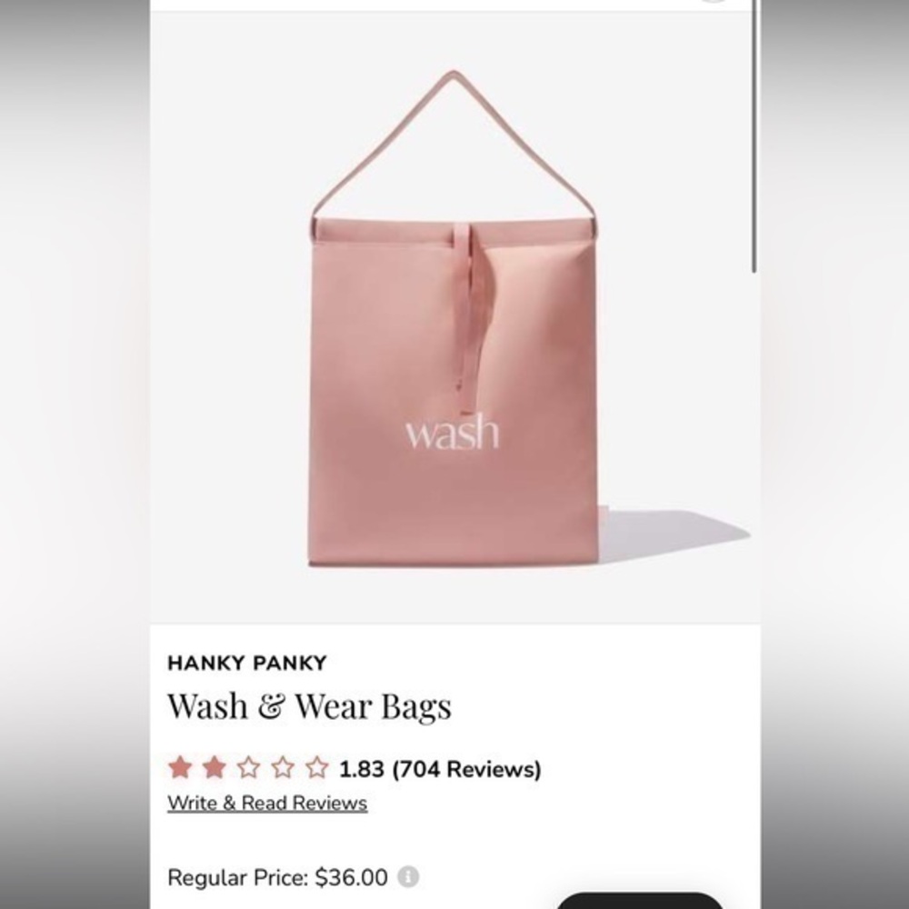 Wash and wear travel bags